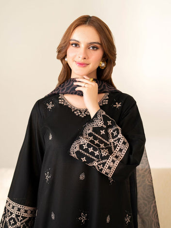Garnet 3PC EMBROIDERED LAWN
