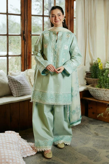 Zara Shahjahan 3PC EMBROIDERED LAWN