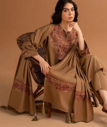NEHA 3PC EMBROIDERED LAWN