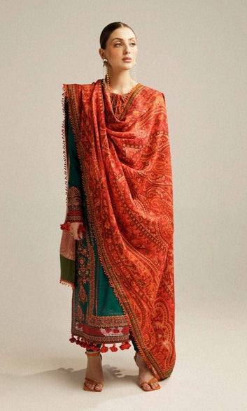 ZARA lawn 3PC EMBROIDERED LAWN