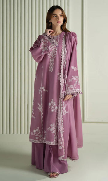 Cross stich 3PC EMBROIDERED LAWN