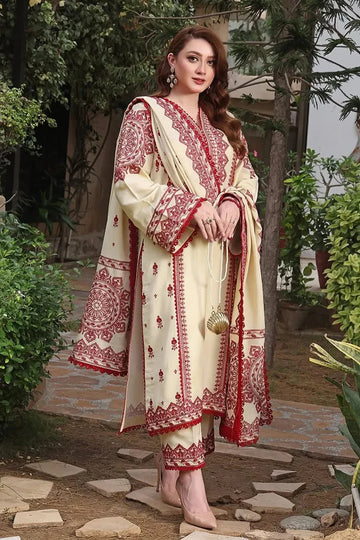Aneelas 3PC EMBROIDERED LAWN