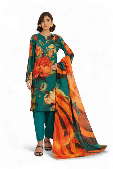 3PC DIGITAL PRINTED LAWN