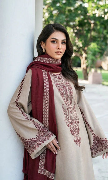 BAROQUE-3pc luxury lawn'25