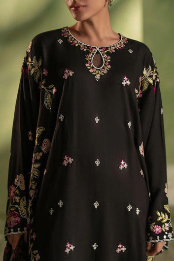 RAVEN CHARM CROSS STITCH-3 PIECE EMBROIDERED LAWN SUIT