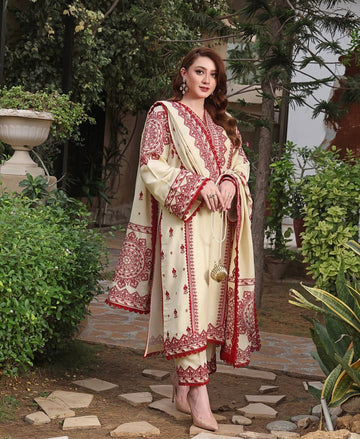 Grace 3PC EMBROIDERED LAWN