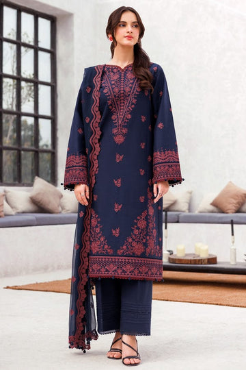 JAZMIN 3PC EMBROIDERED LAWN