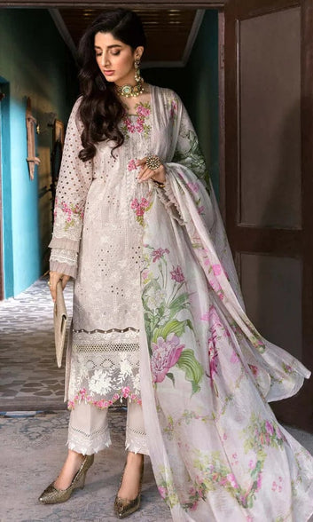 Elaf 3PC EMBROIDERED LAWN