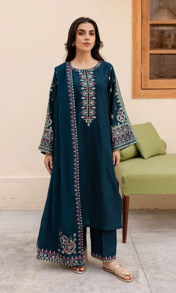 Sapphire 3PC EMBROIDERED LAWN