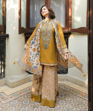 SAPPHIRE 3PC EMBROIDERED LAWN