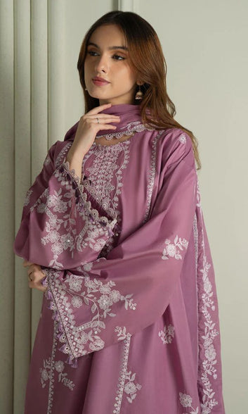 Cross Stitch 3PC EMBROIDERED LAWN DRESS