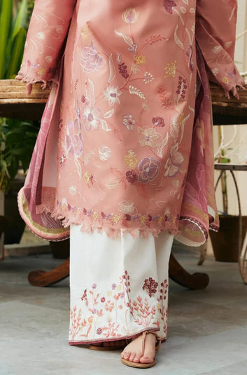 Zara Shahjahan 3PC EMBROIDERED LAWN
