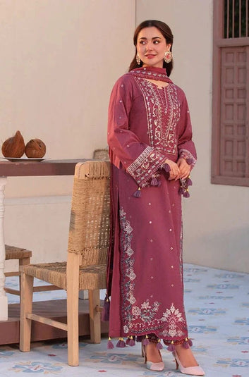 Ally's Pret 3PC EMBROIDERED LAWN