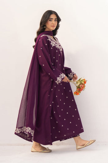 Dyot 3PC EMBROIDERED LAWN