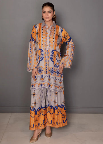 Jazayn 2PC DIGITAL PRINTED SILK